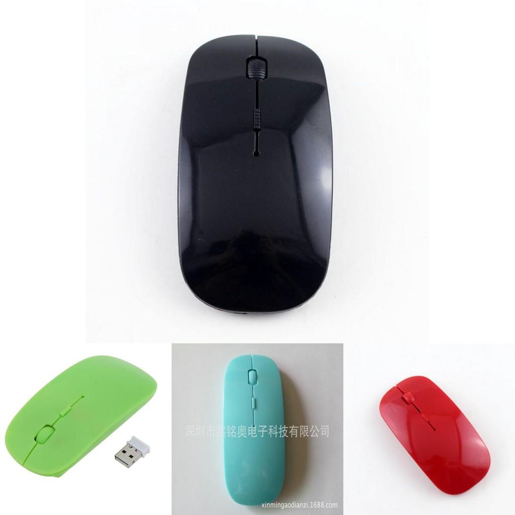 Sleek Ergonomic 2.4g Ultra Thin Usb Optical Wireless Mouse For Computers And Laptops