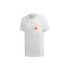T Shirts Men's White Crew Neck Moderate Straight Fit FM9449
