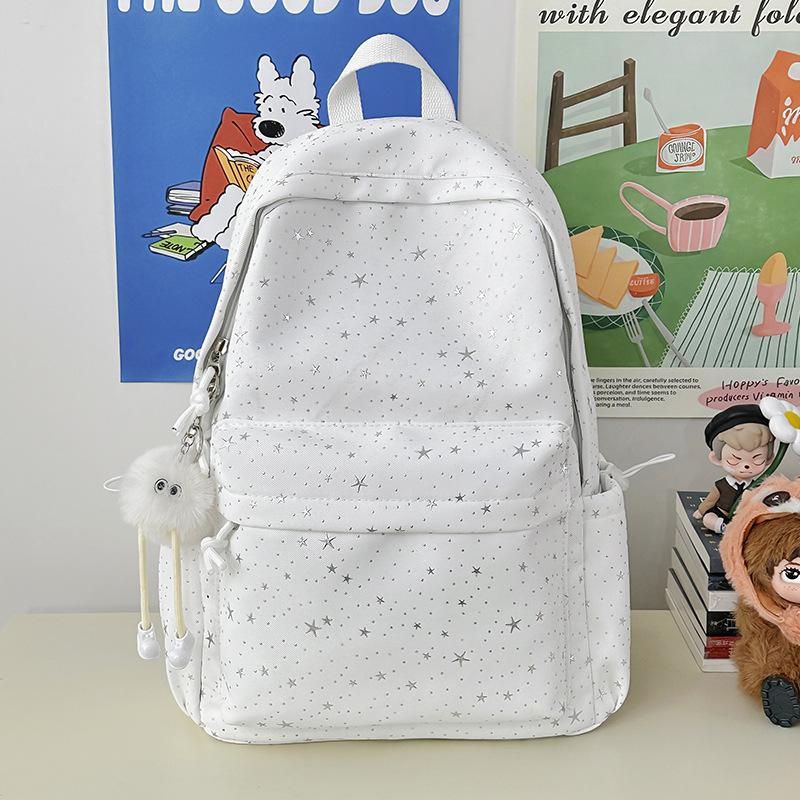 Schoolbag New Schoolbag High Value Korean Ins Girl Heart Leisure Travel Light Backpack Gypsy Star Student Backpack