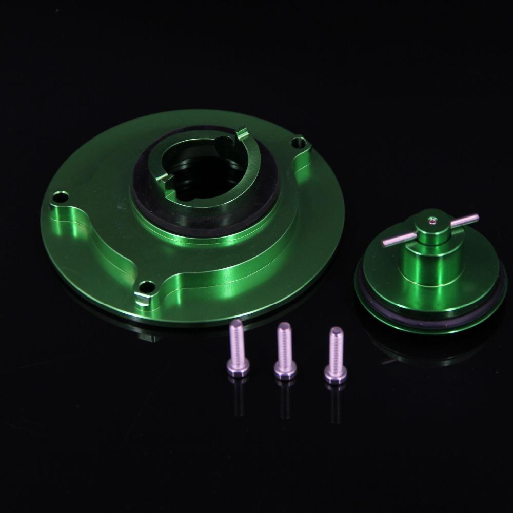 CNC Aluminum Keyless Motorcycle Accessories Fuel Gas Tank Cap Cover For Kawasaki ZX-9R ZX9R ZX9 R 2000-2003 2001