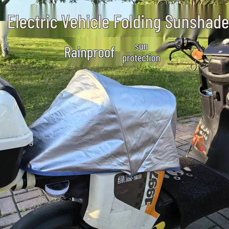 

Electric Vehicle Seat Cushion Cover: Sun-Proof, Heat-Insulating, Rainproof, Dustproof, Retractable Protection Sunshade Cushion