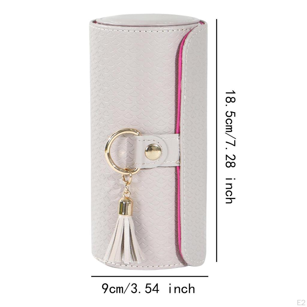 Jewelry Box for Women Holder Pouch with Tassel Multifunction Organizer Necklace