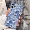 Blue and white porcelain Phone Case for iPhone 15 8 7 6 6S Plus X SE 2020 XR XS 14 11 12 13 Mini Pro Max Mobile Case