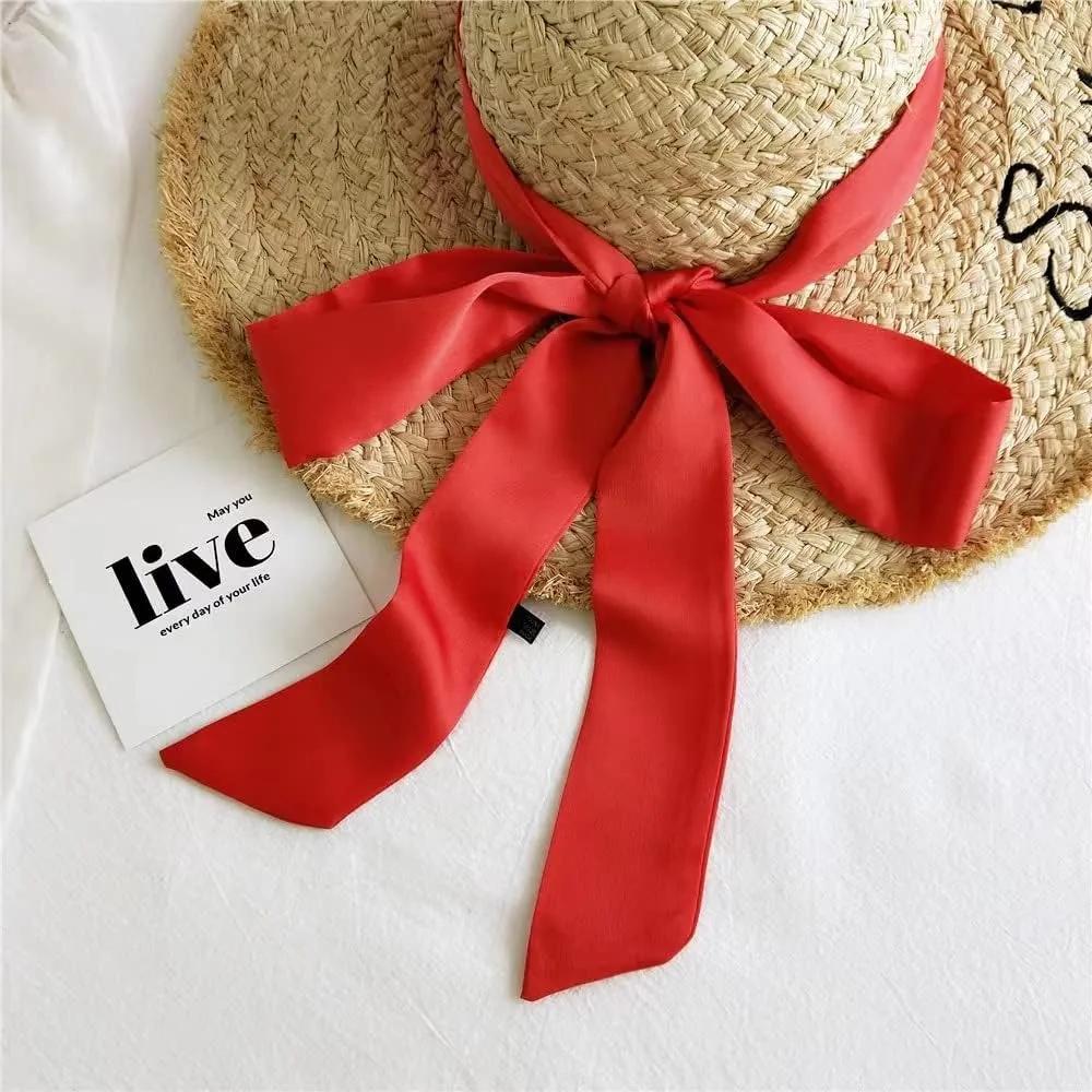 

Женский атласный пояс 5 см x 195 см, тесьма из искусственного шелка, длинный шарф, платье, пояс, шляпа, аксессуары