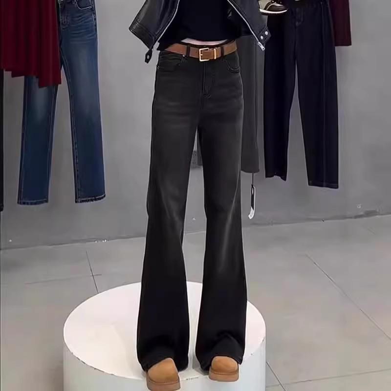 Women's Plus Size High Waist Stretch Flare Jeans 2024 - Slimming & Leg Lengthening