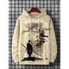 Autumn And Winter Men's Hoodies Japanese Harajuku Fashion Casual Sports Hooded Anime Beast Pattern Man Hoodie