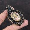 Copper Pink Opal Pendant Copper Wire Wrapped Gemstone Pendant Handmade Pendant Copper Wire Wrap Jewelry Latest Design Pendant Gift For Women