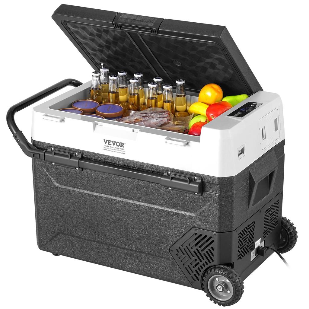 VEVOR Portable Car Refrigerator, 12 Volt Car Refrigerator Fridge, 60 L / 63.4 QT Single Zone Portable Freezer