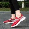 Fashion Ladies Sneakers Casual Shoes Mesh Round Shap Air Cushion Color Matching Breathable Non Slip Women Flat Large Size 44