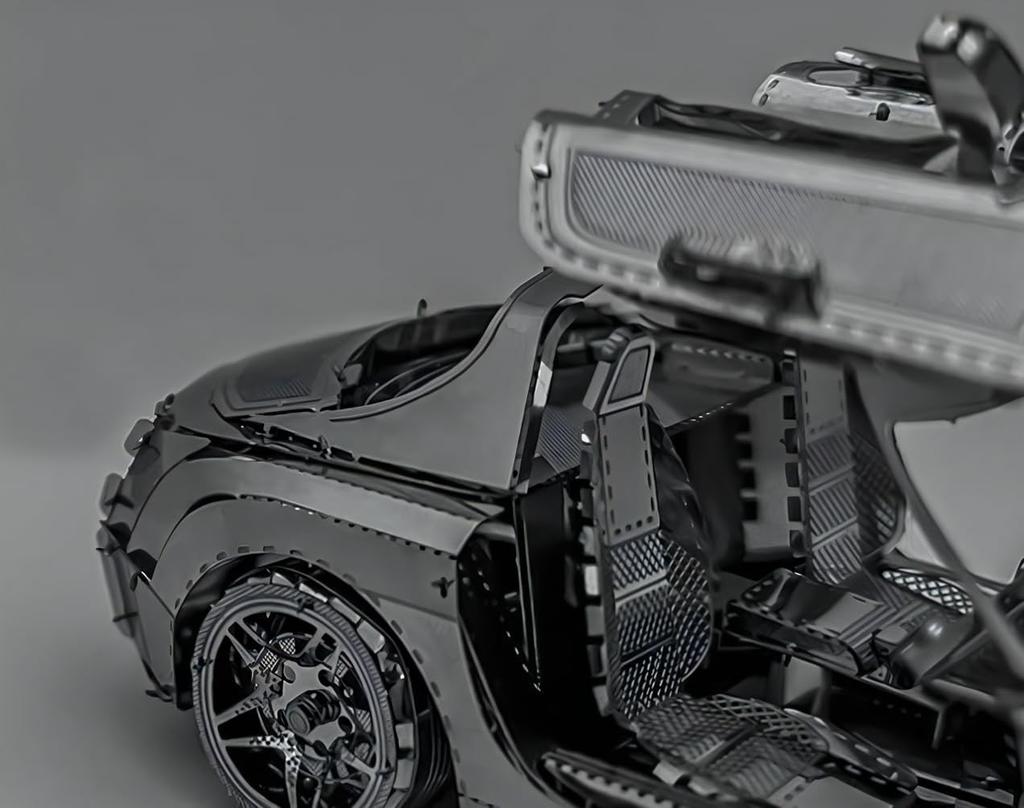 TOKIX 3D Craft Kit Metal Car (with Tools)