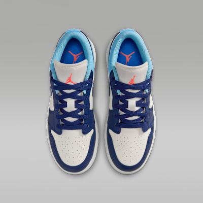 Jordan 1 Low Sail Blue Chill (GS)