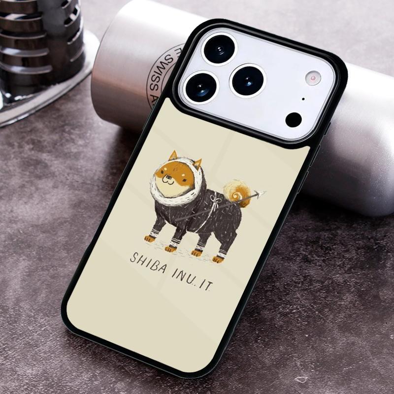 Coque de téléphone Shiba Inu Drôle pour iPhone 17 16 15 Pro Max Air 14 13 12 11 Plus Housse antichoc