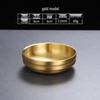 Wutuo 14cm Gold Edelstahl Mehrzweckschüsseln, 2er Set