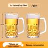 Qiwei Tempered Glass Mug with Handle