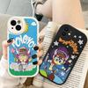 Cartoon Dr Slump Arale Phone Case For IPhone 16 15 14 13 12 11 Pro Max Plus Shockproof Leather Cover