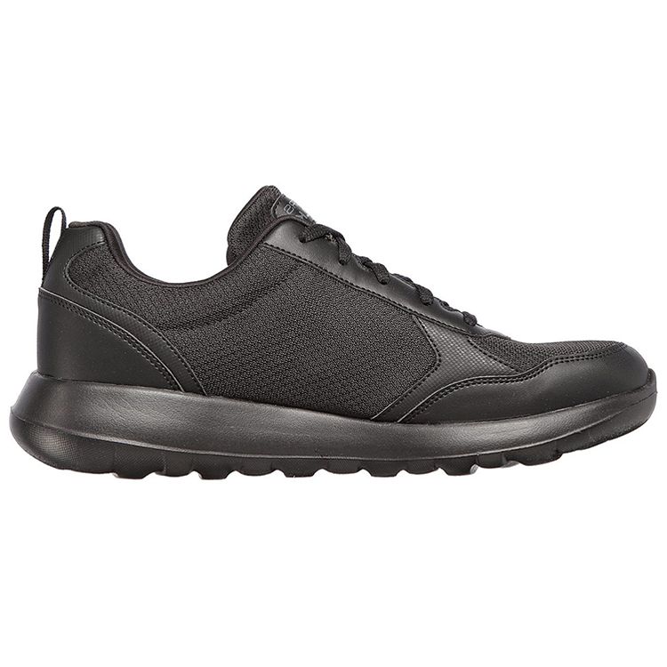 Skechers Go Walk Max Siatkowe Wygodne Sportowe Niskie Buty Lifestyle Męskie trampki Czarne 216166-BBK