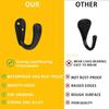 KX4B Pack of 20 Waterproof Wall Hook Strong Hold for Home Office Use Efficient Organization