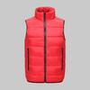 Unisex Winter Down Cotton Vest – Thick, Warm, Outdoor Waistcoat with Embroidered Logo