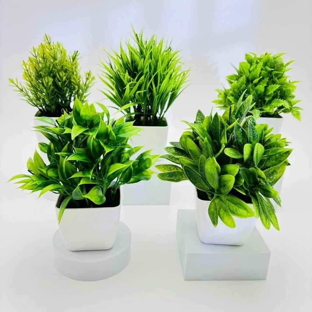 Leaf Rubra Myrica Citrus Leaf Faux Green Potted Plant Home Decor And Gift