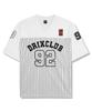 DRIX Rugby Stripe Mesh Jersey Half Sleeve_White