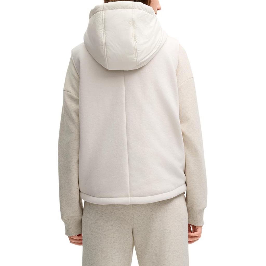 Fila Milano Series Warm Comfortable Versatile Casual Vest Women Vest Ceramic-White F11W515901FIV