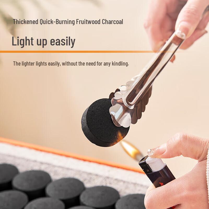 ShangKaoJia Large Disposable Charcoal BBQ Grill with 36 Blocks