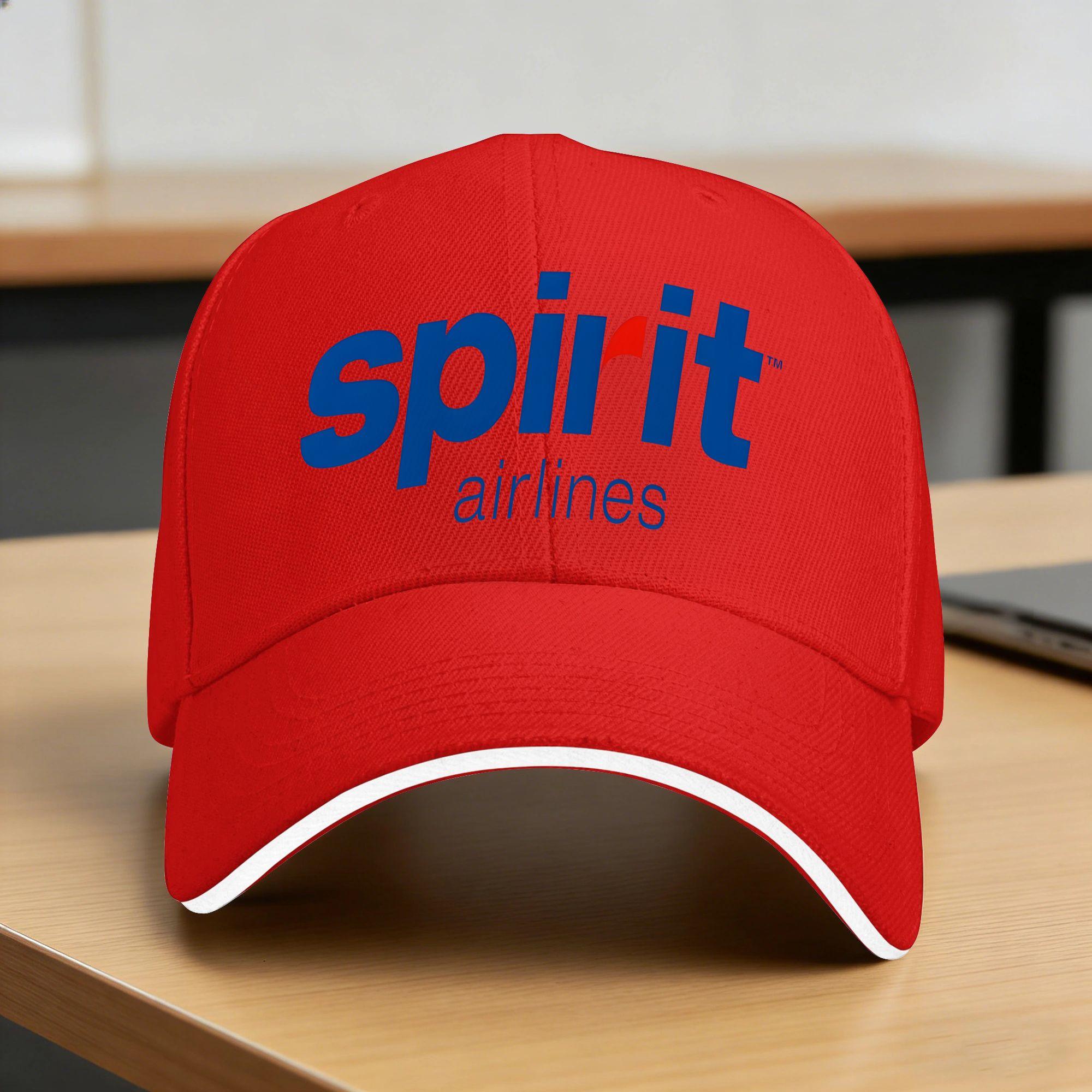 SPIRIT AIRLINES Baseball Cap  Unisex Adult Design Trucker Hat Summer yk Cute Tennis Skate Dropshipping Baseball Caps One Size