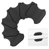 Universal Car Door Handle Carbon Fiber Door Door Knob Car Door Scratch No Adhesive Easy Medium Size Black Protector, Look, Guard, Guard, Prevention,
