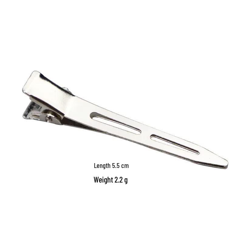 Pointed Tip Hair Styling Clip - Metal, Volumizing, Electroplated