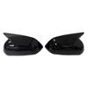 For Volkswagen VW Polo 2005 2006-2009 ABS Car Rearview Side Mirror Cover Wing Cap Exterior Door Housing Trim Adhesive Sticker
