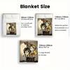 1Pc Don'tStarve Print Flannel Blanket, High Quality Comfortable for All Seasons, Home Decor, Warmth and Comfort, Perfect for Christmas Gifts