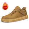 Italian New Men's Genuine Leather Casual Shoes Thick Sole Durable Men's Workwear Shoes Outdoor High Quality Mountaineering Shoes