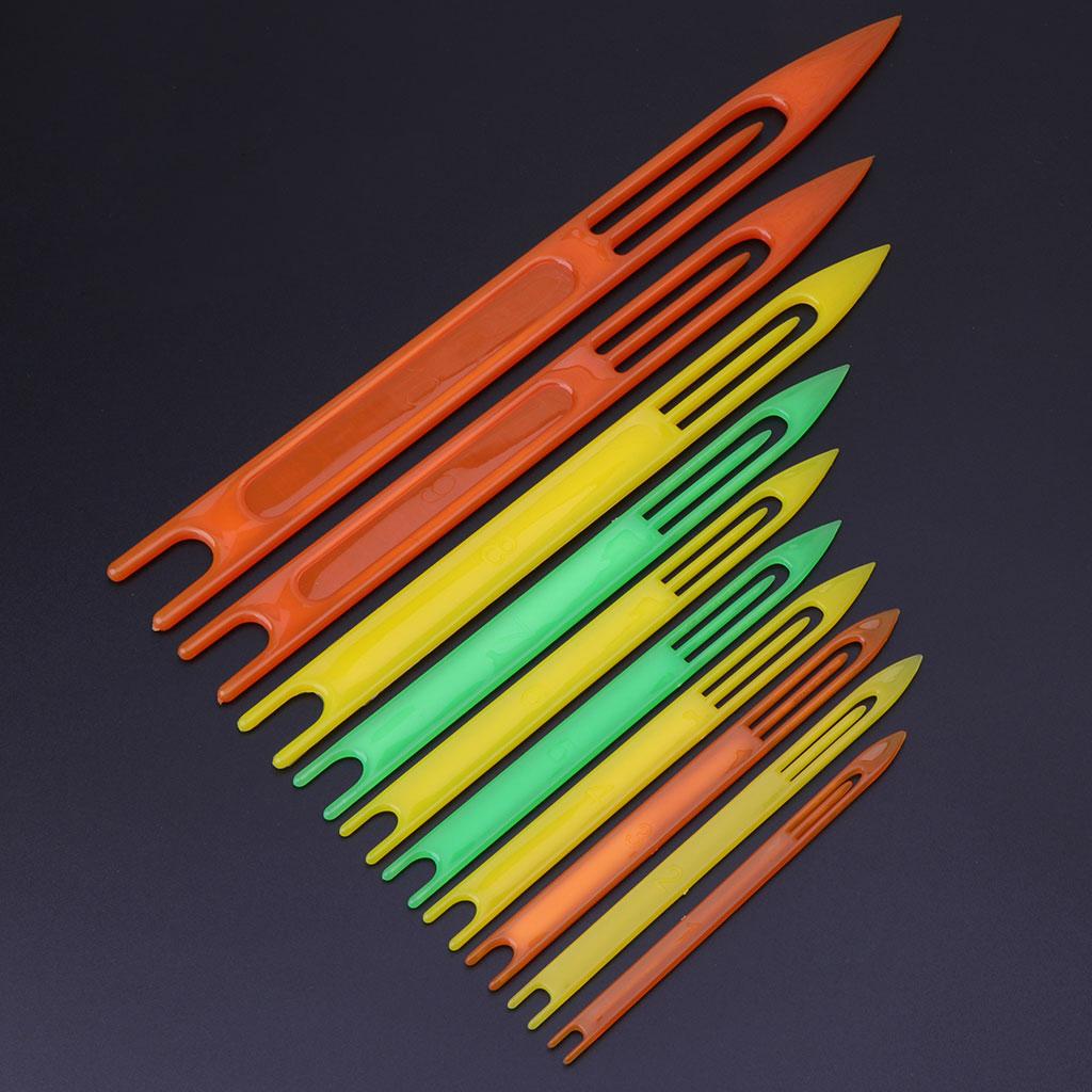 10Pcs Fishing Netting Needle Repair Net Line Plastic Shuttles Mending Weaving Fishing Net Needle Netting Needle Shuttles