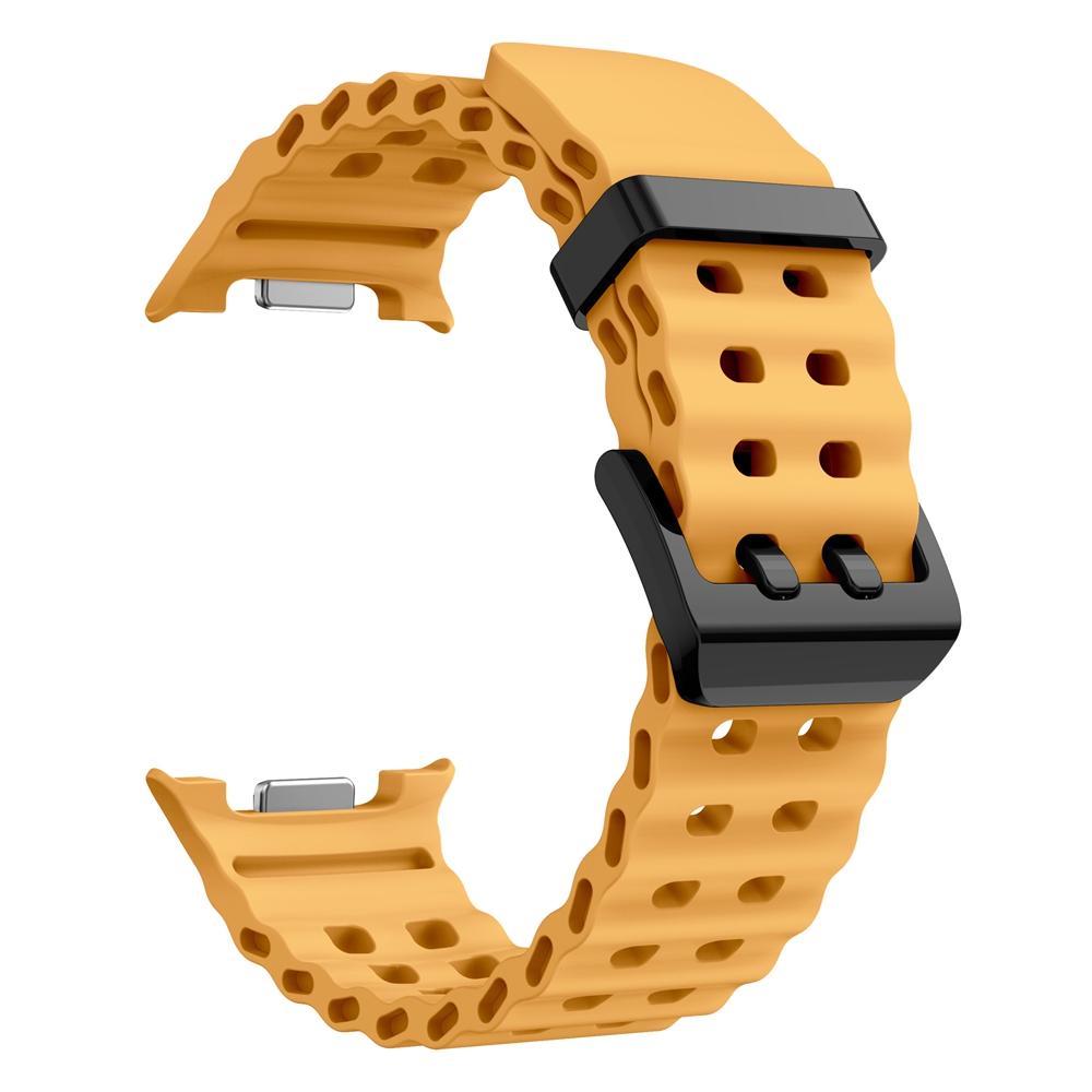 Silicone Marine Band For Samsung Galaxy Watch 8 Classic 46mm Sports Strap For Samsung Watch 8 44mm 40mm Bracelet Watchbands