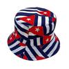 Bucket Hat Plus Size Patch Double-Sided Wear Polyacetic Fiber Thick Premium Gothic Running Custom National Flag Bucket Hat