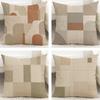 Stile Japandi Nordico Texture Naturale Copricuscino Copricuscini Lino Naturale Traspirante Divano Camera da Letto Decorazione Federa