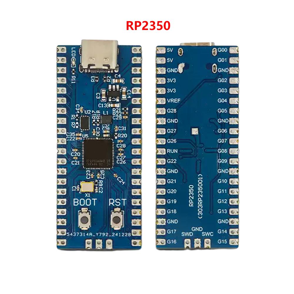 RP2350-USB-A Development Board Microcontroller with Type-C Power Supply Drag-and-Play Programming USB Expansion Port for Project