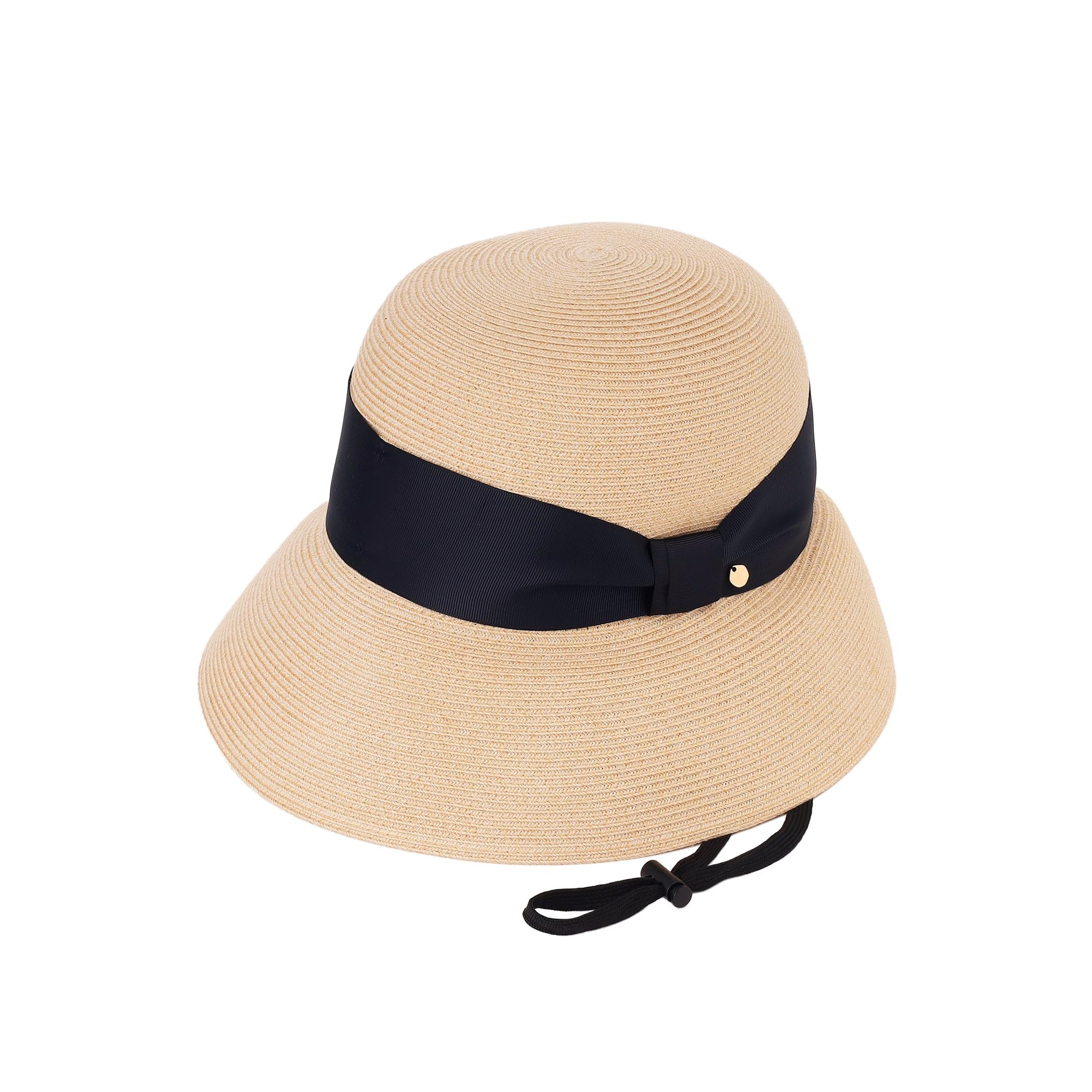 Tea AfternoonTea LIVING Hat JS67 Washable Ribbon Charm UV Hat Ivory [Afternoon Living]