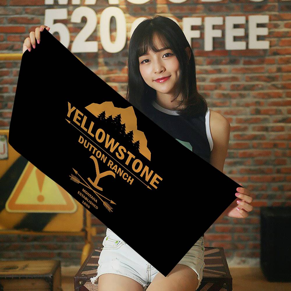 Yellowstone TV Show Microfiber Beach Towel Absorbent Quick Dry Soft Yoga Swimming Resort Mountain Climbing Towel