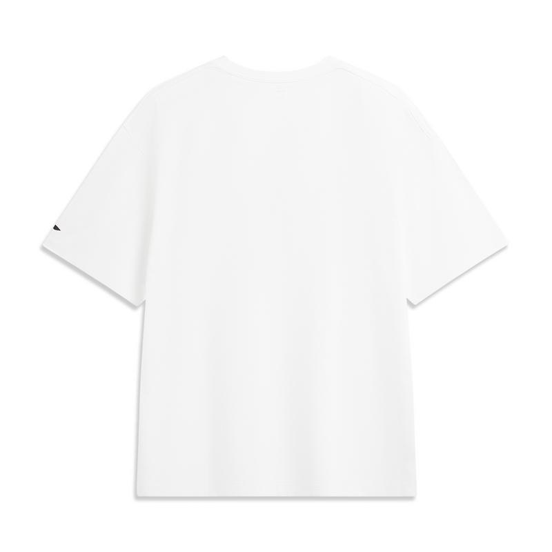 Li Ning Outdoor CF Tracing Short Sleeved T Shirts Unisex White ATSW047-1