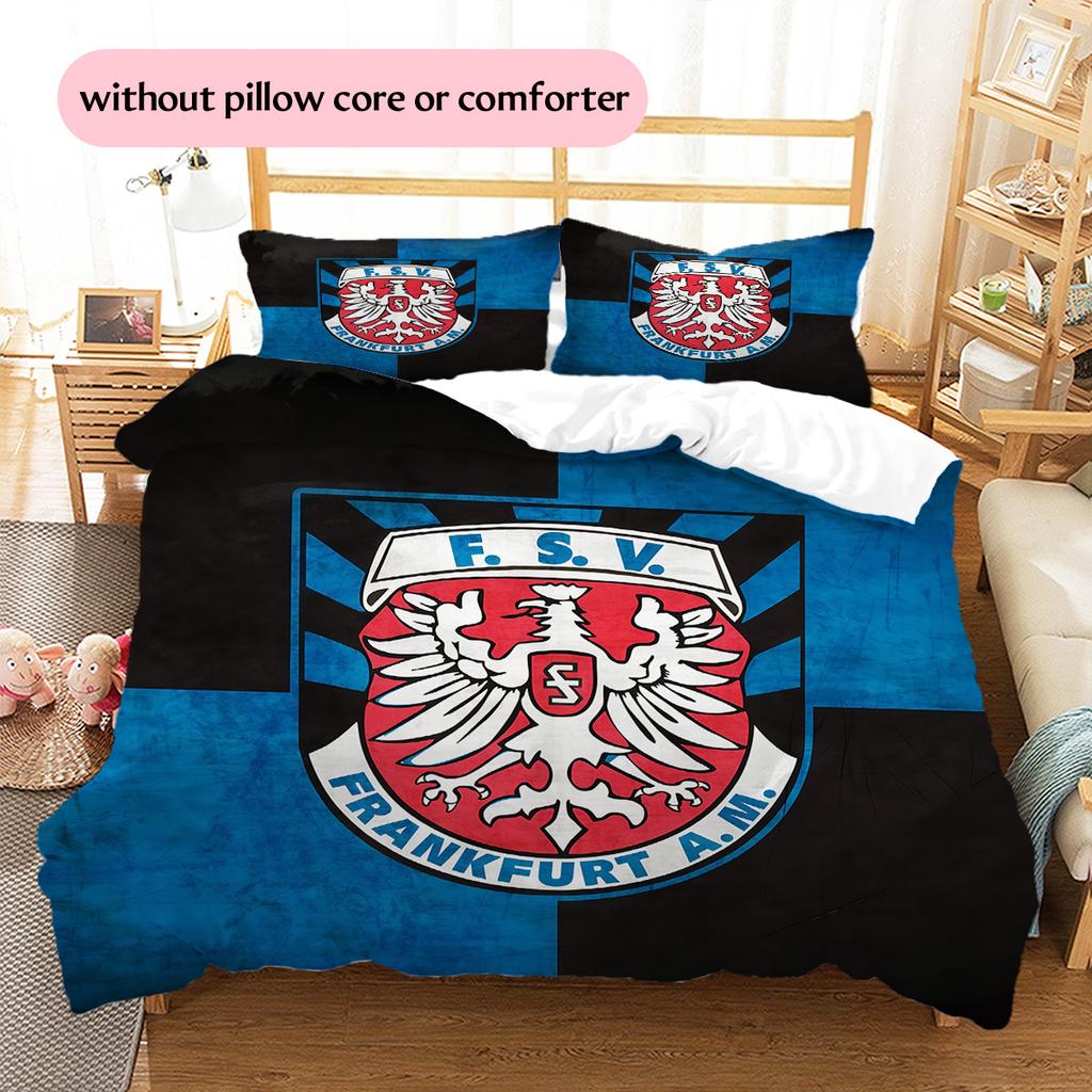 FSV Frankfurt Pattern Bedding Quilt Set  Home Decoration  Gift (1 * Duvet Cover + 2 * Pillowcase  Without Core).xwn