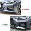 For BMW 4er G22 G23 M Sport - Front Side Vent Eyebrow Lamp Trim Cover 2X