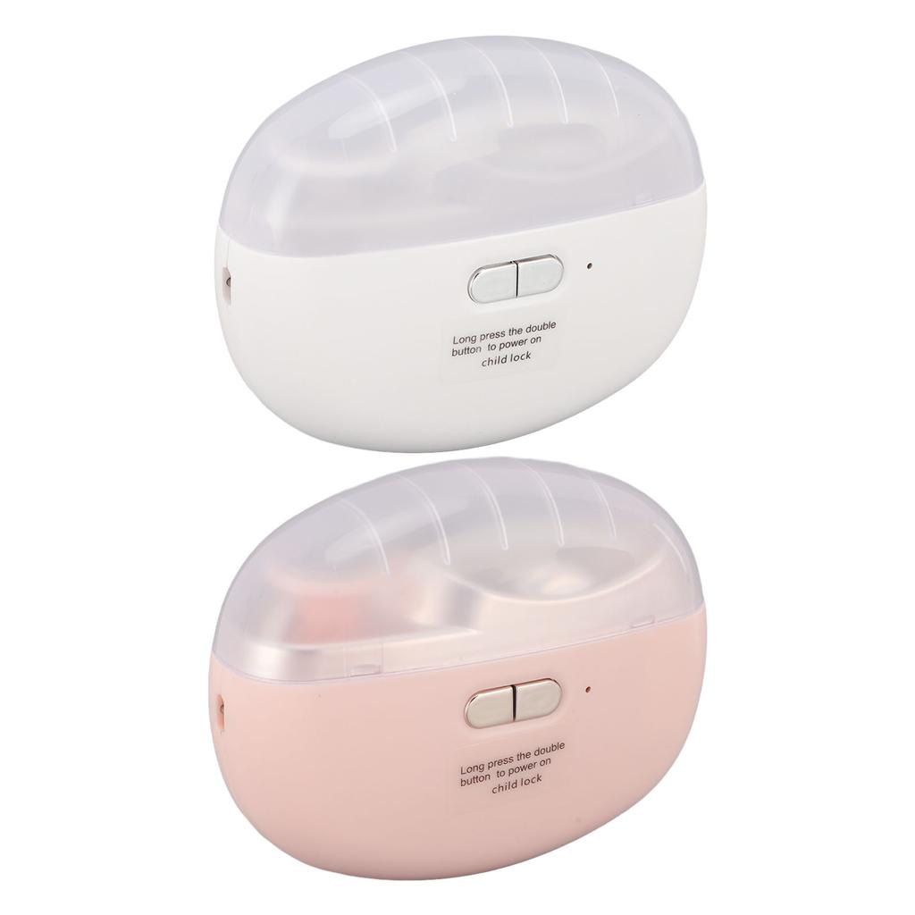 Elektrischer Nagelknipser mit Nagelfeile, tragbar, leise, 2 Geschwindigkeiten, automatischer Nageltrimmer für Kinder und Erwachsene S