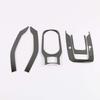 Steel Black Gear Shift Water Cup Frame Cover Trim For 20-24 Toyota Corolla Sedan