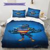 Collingwood Magpies Pride Bedding Quilt Set Quilt Cover Pillowcase Home Decoration Birthday Gift (1 * duvet cover + 2 * pillowcase, without core)