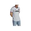 adidas St. Louis City Sc Three Stripe Letter Logo Print V-Neck Short Sleeve T-Shirt Men Tops Light-Gray H47867