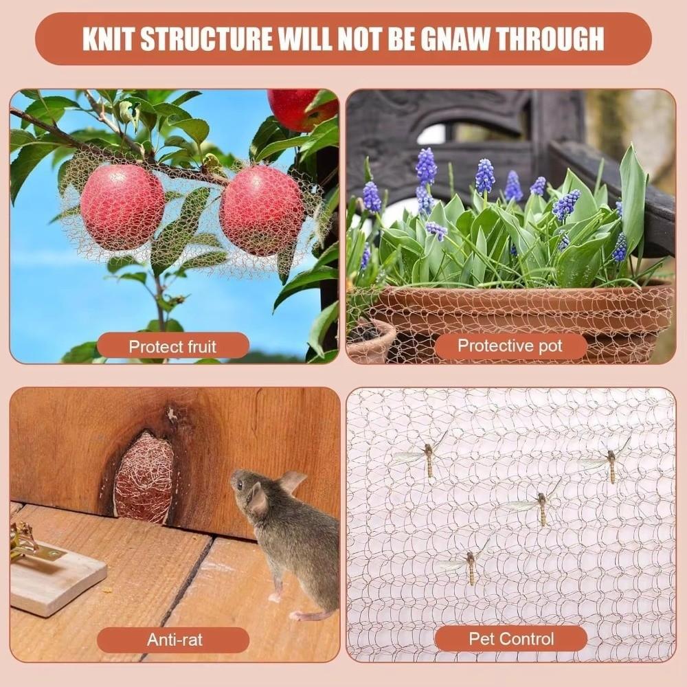 Flexible Copper Tape Anti-Pest Copper Mesh Decorative Mesh Outdoor Durable Anti-snail Copper Wire Wire Protected