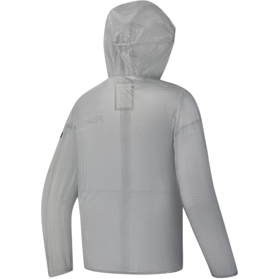 Fila Fitness Logo Knitted Long Sleeve Jacket Men Jackets Blue-Mist-Gray A11M521502F-GY