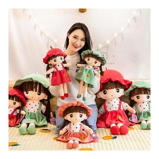 Stuffed Animal, Girls, Cute Doll, Doll, Cute Toy, Stuffed Animal, Flower Skirt, Princess, Height: 50cm, Dress-up, Girl, Baby, Body Pillow, Kids,