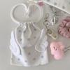 HOT Canvas Angel Wings Stars Makeup Bag INS Drawstring Storage Bag Portable Bundle Pocket Dustproof Storage Bag Organizer Bag